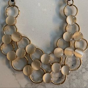 Tan stone necklace